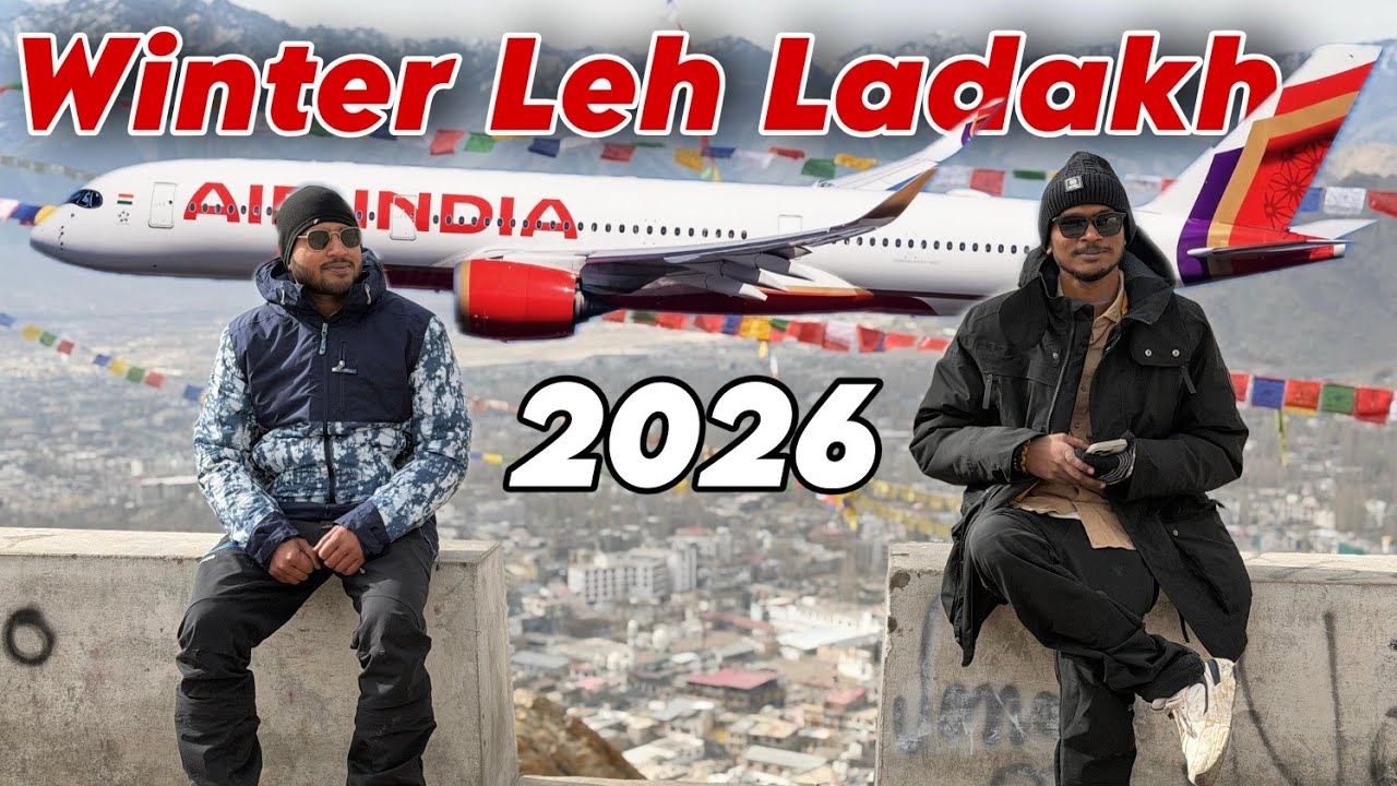Winter Leh Ladhak  2026 By Flight || Delhi To Leh Ladhak Full Budget in 2026 January