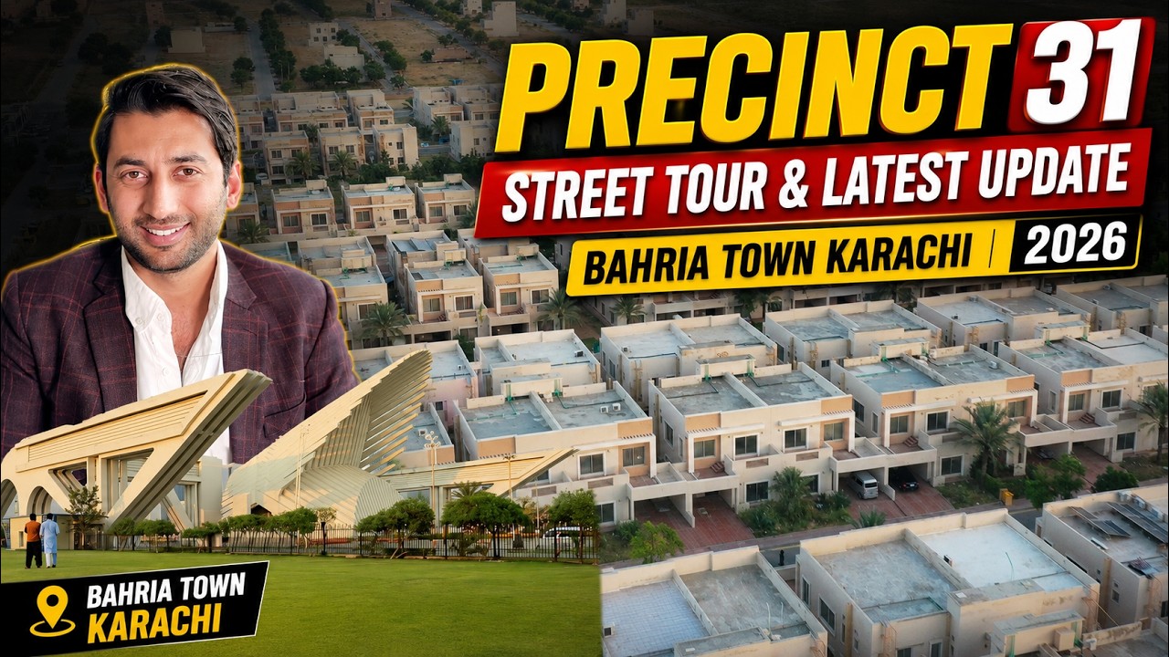 Precinct 31 Street Tour & Latest Update | Bahria Town Karachi 2026