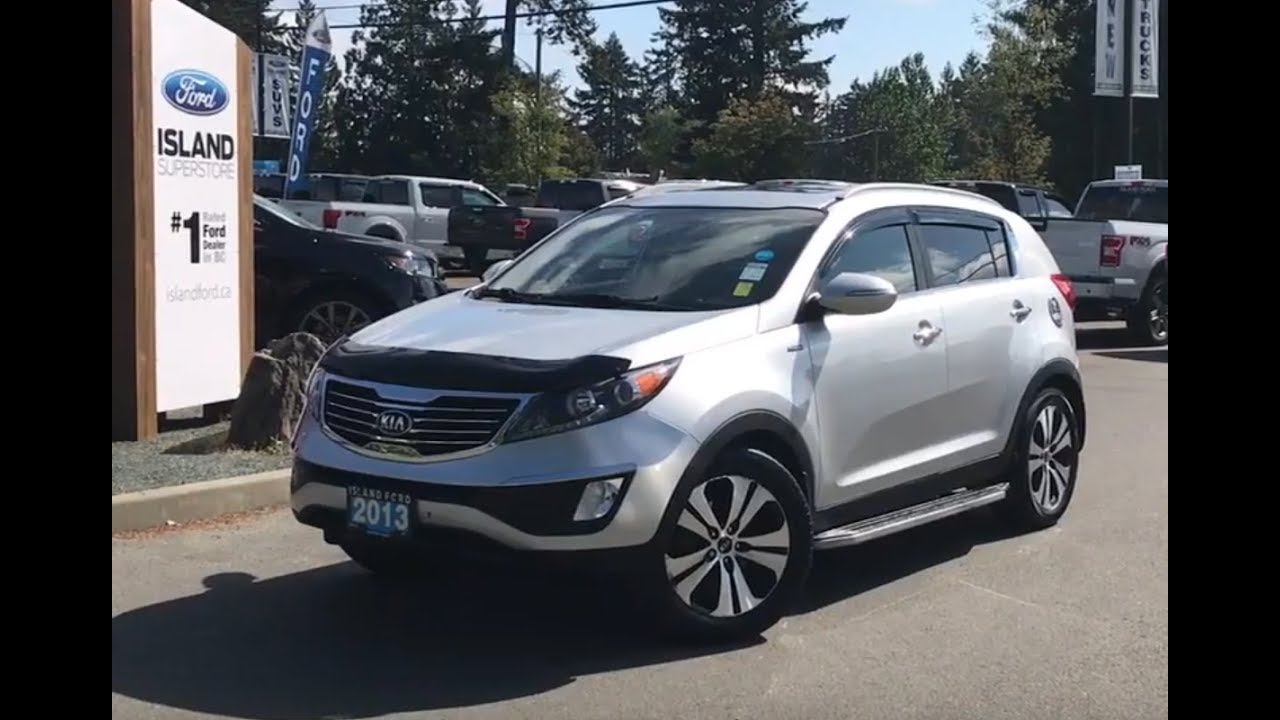 2013 Kia Sportage EX W/ Heated Seats, Moonroof, AWD Review| Island Ford