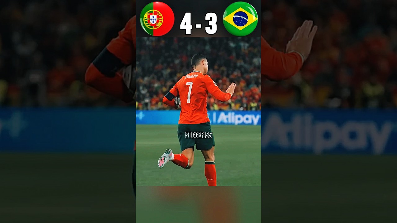 Portugal vs Brazil World Cup 2026 Semi Final Match Imaginary 🔥😱 #football