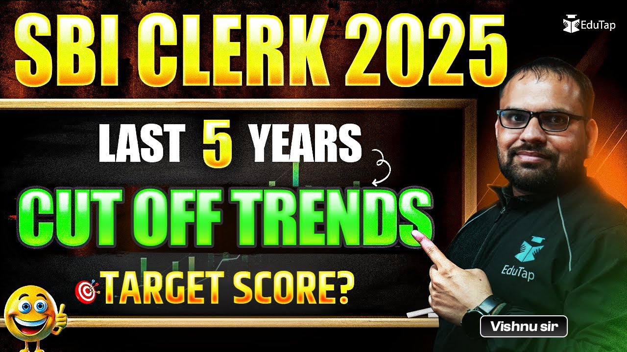 SBI Clerk Cut Off 2025 | SBI Clerk Prelims Previous Year Cut Off Trend | SBI Clerk Expected Cut Off