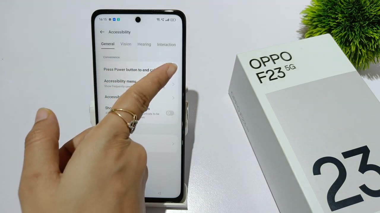 How to set power button end call in oppo F23 5g | Power button end call kaise set kare