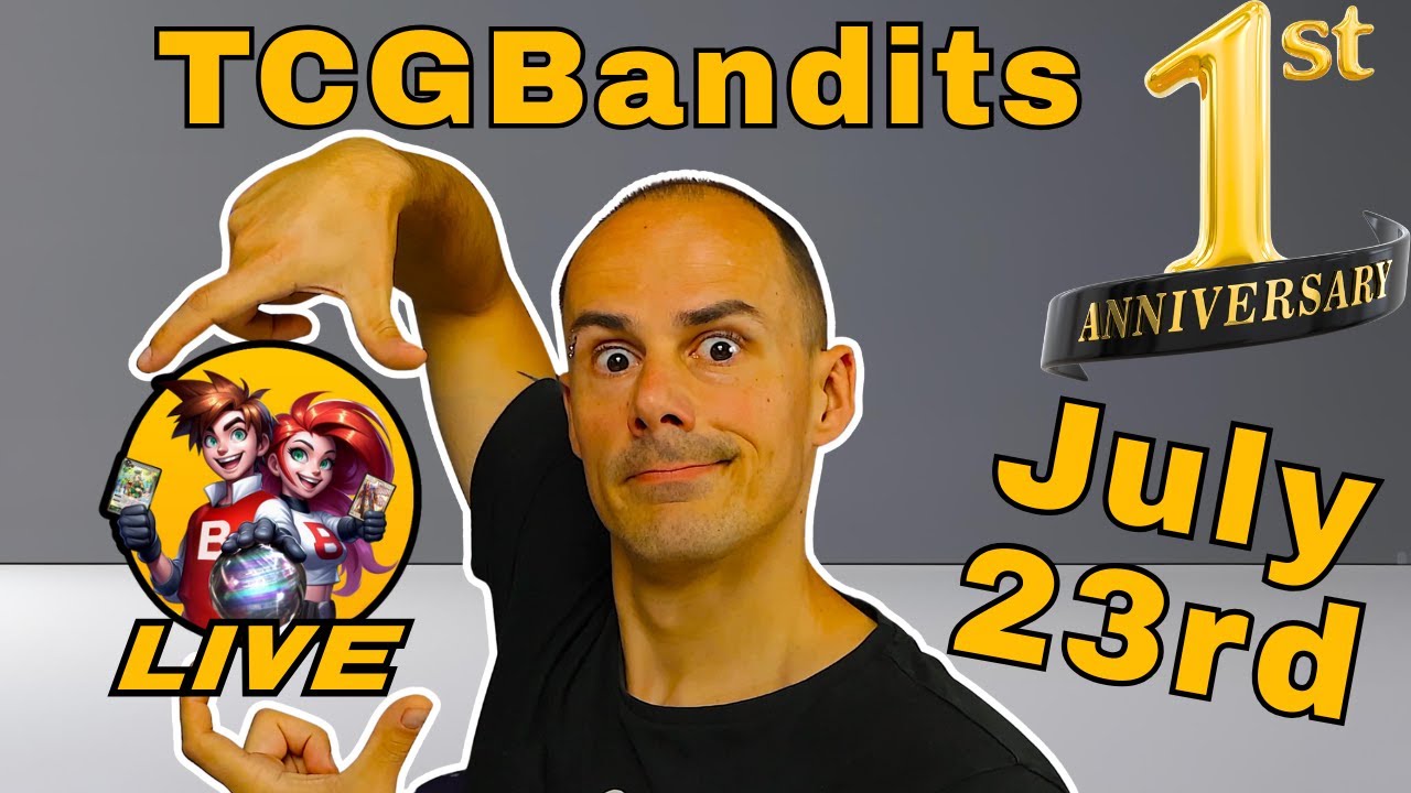 Bandits LIVE #1: TCGBandits 1 Year Anniversary 🥳 + BIG Announcement 📢