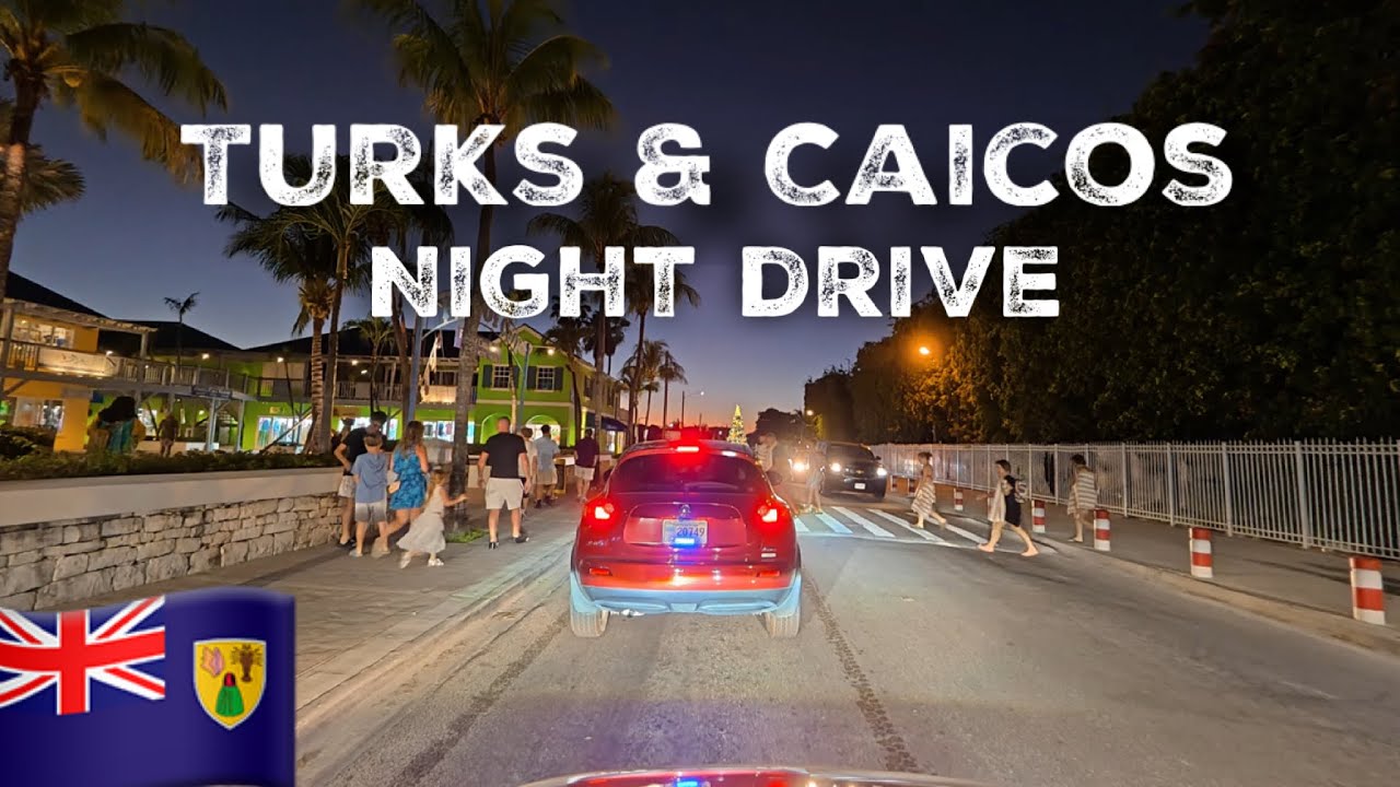 🇹🇨 2026 Driving Turks and Caicos at night | Grace Bay Villge to Bay Bistro | Ports of Call 