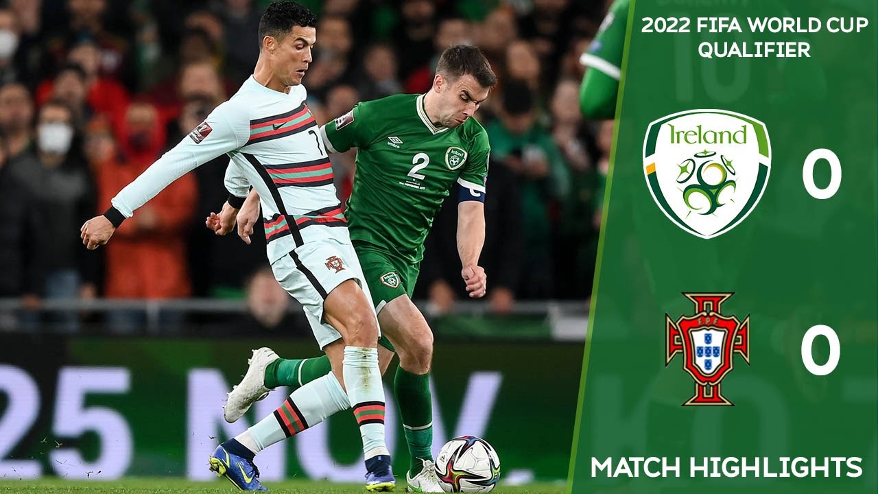 ГЛАВНЫЕ МОМЕНТЫ | Ирландия 0:0 Португалия &mdash; отборочный матч чемпионата мира по футболу FIFA 2022