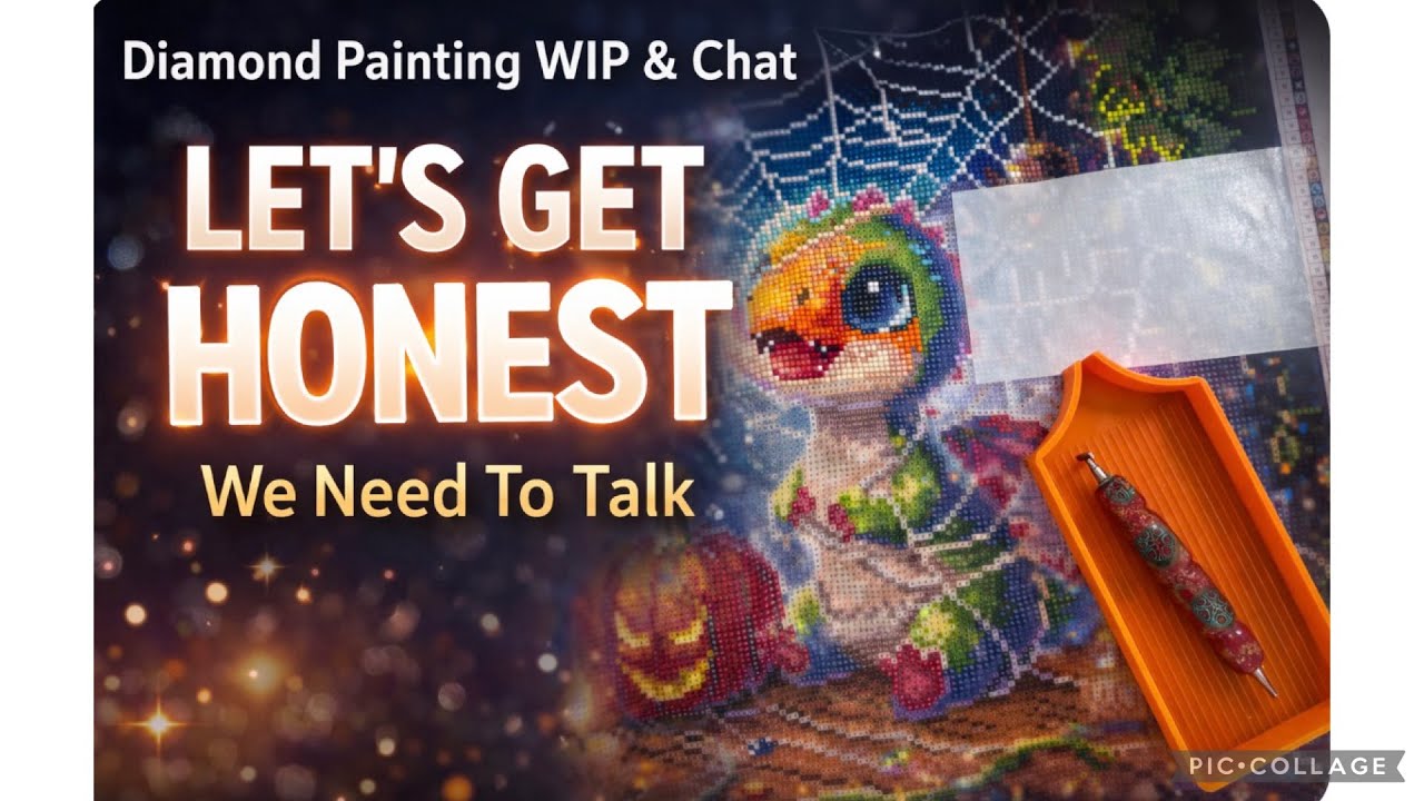 Diamond painting Wip and chat