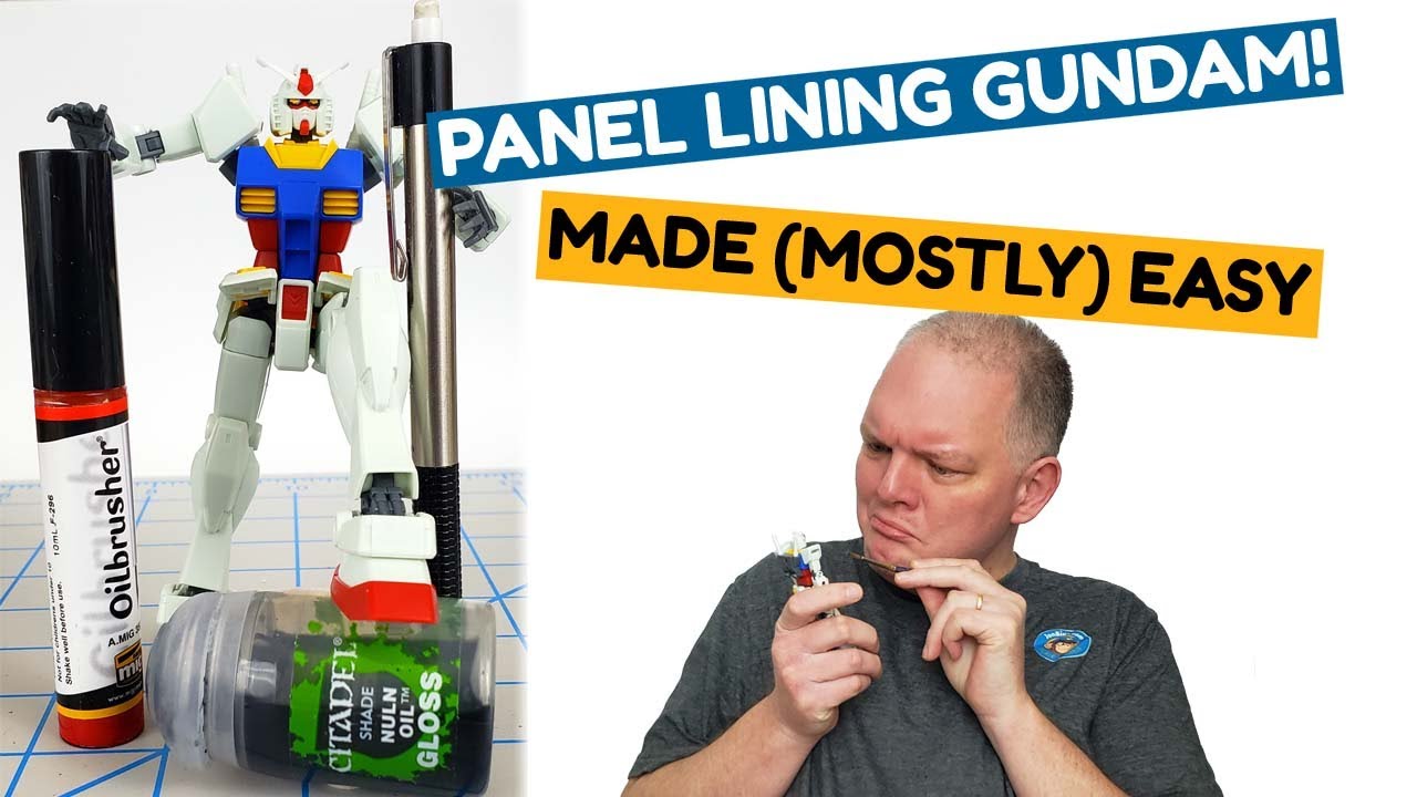 Building A Gundam - Bandai's HGUC RX-78-2 Part 9: Panel Lining