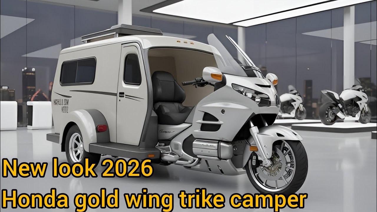 พาชมรอบคัน 2026 Honda Gold Wing Trike Camper ภายนอก–ภายใน