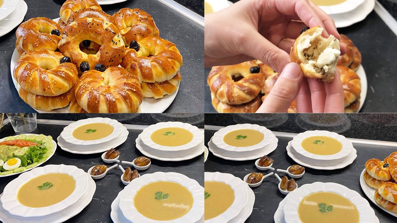 Pains farcis ultra moelleux et soupe au poulet incroyable 😍🌙Ramadan 2021