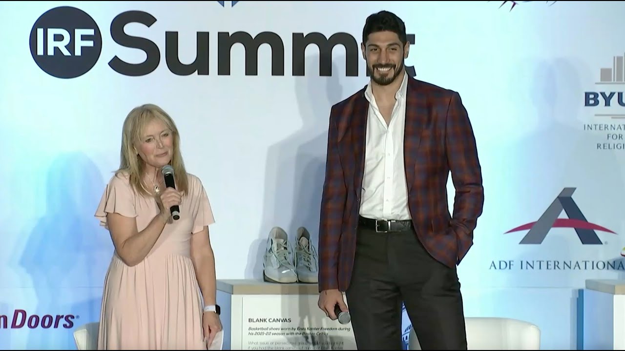 IRF Awards Dinner, Keynote Conversation: Enes Kanter Freedom & Dr. Katrina Lantos Swett
