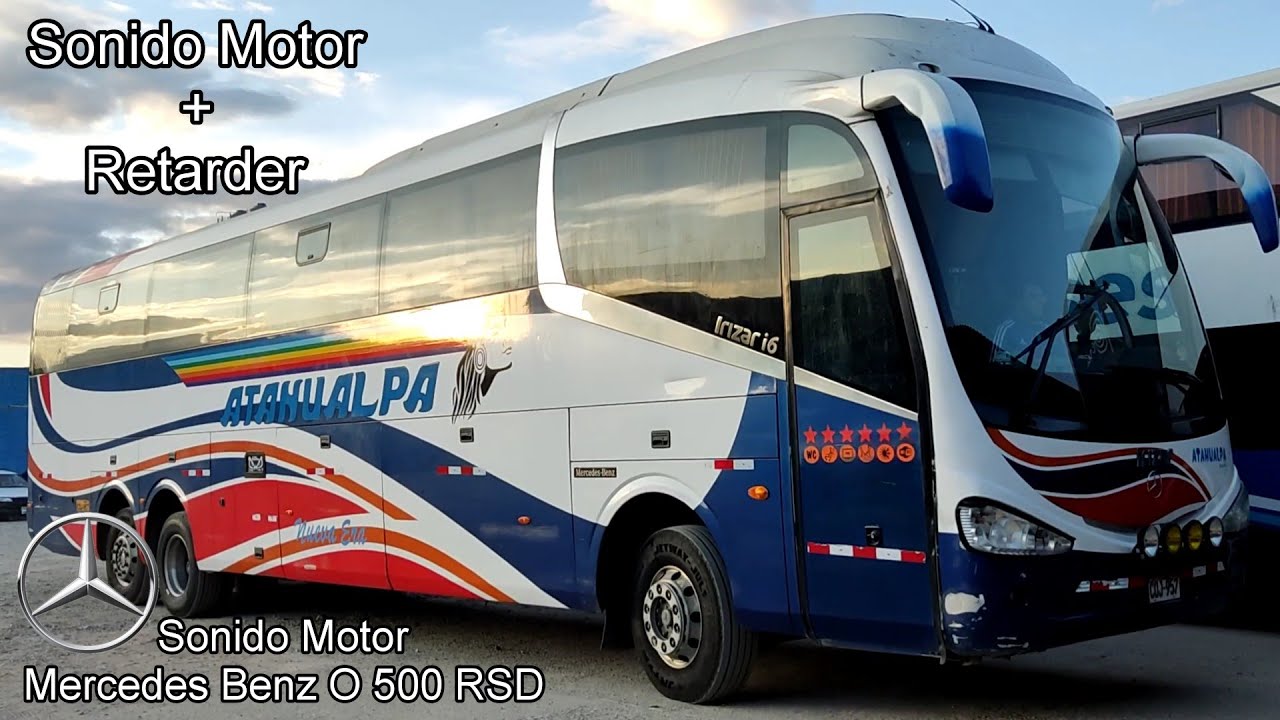 Sonido de Motor Bus Mercedes Benz O-500 RSD - Irizar i6 - Turismo Atahualpa