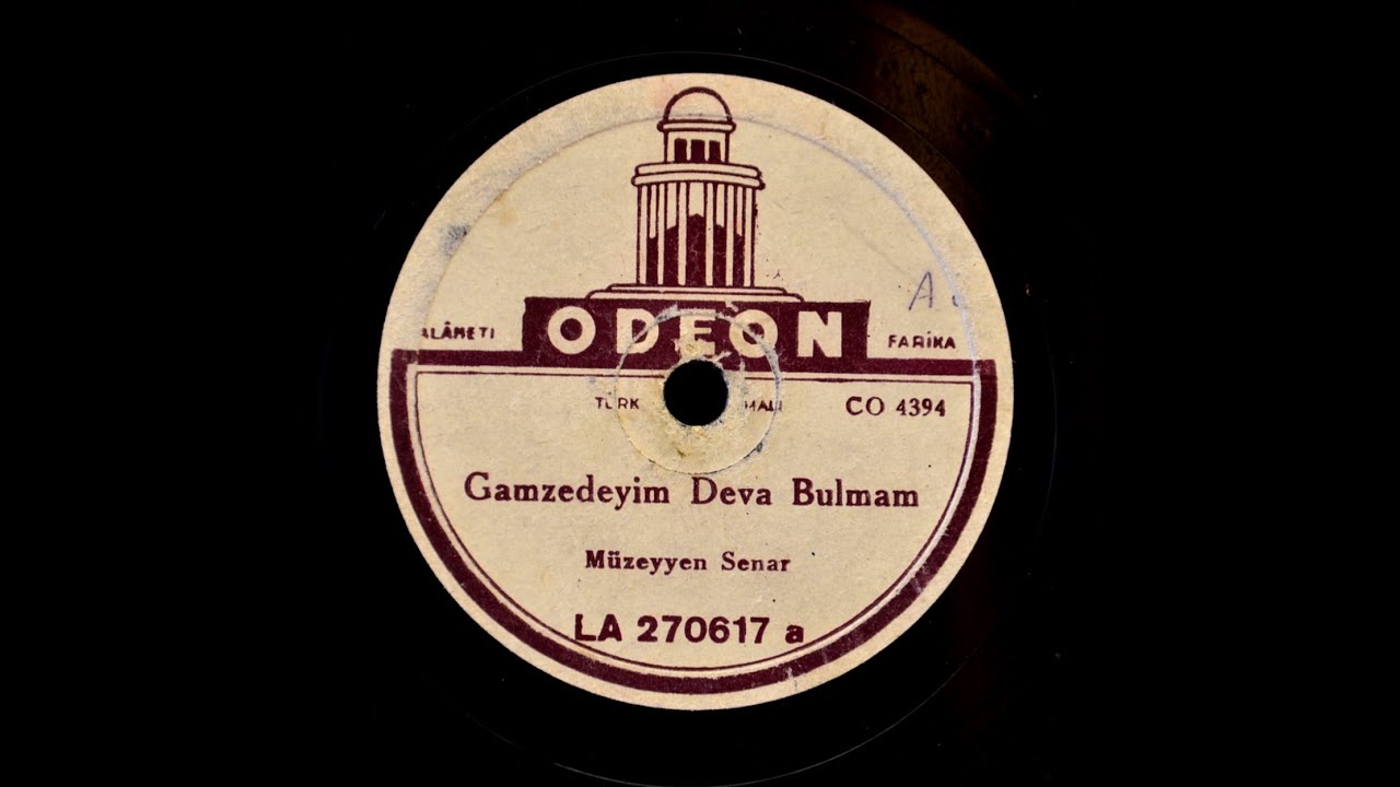 M&uuml;zeyyen Senar  - Gamzedeyim deva bulmam - GER&Ccedil;EK TAŞ PLAK KAYDI