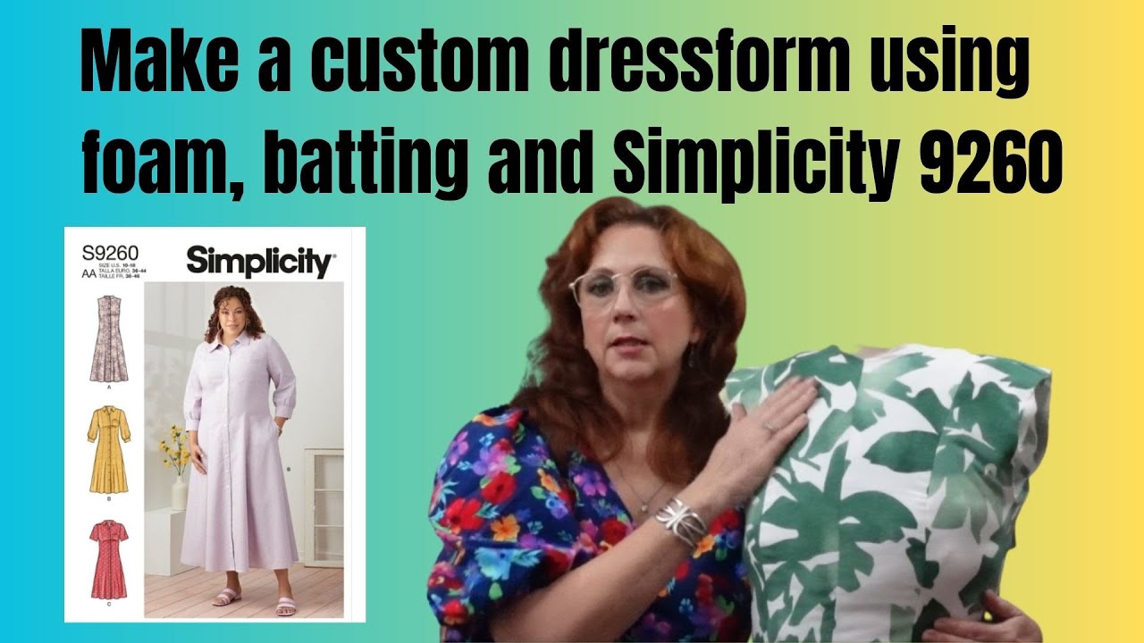 Make a Custom Dress Form  using Simplicity 9260