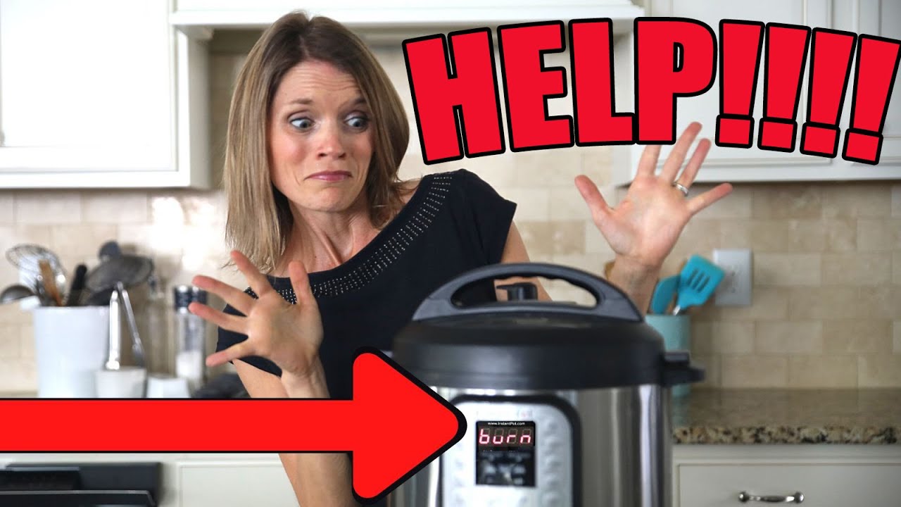 Instant Pot Burn Notice--Why it Happens and How to Fix it.