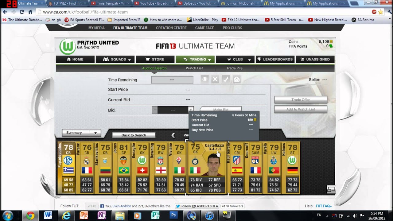 Fifa 13 Ultimate Team | Trading Tips | Episode 1 - Quick Sell Method