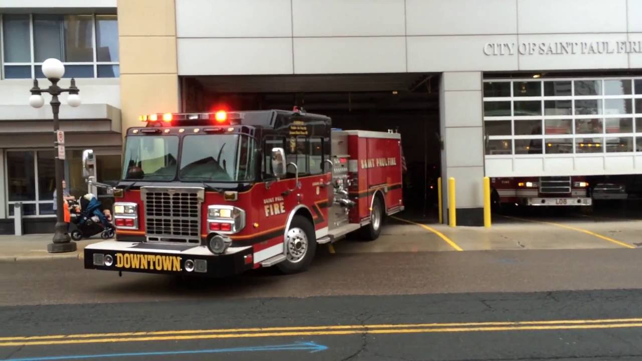 Saint Paul Fire - Fire Station 8 Responding - 08/12/16
