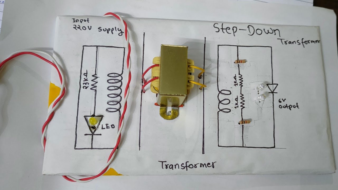 How to make  step down transformer project physics class 12  . 9 of 9 transformer