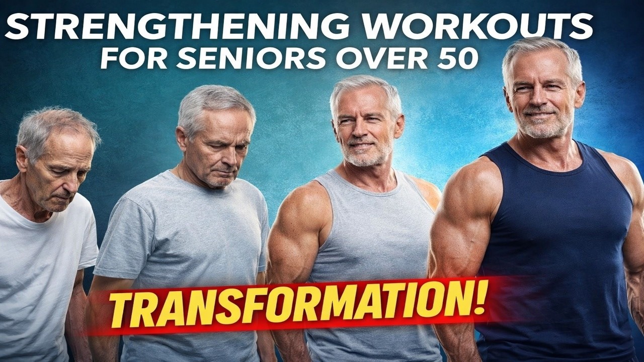 Укрепляющие упражнения для людей старше 50 лет!