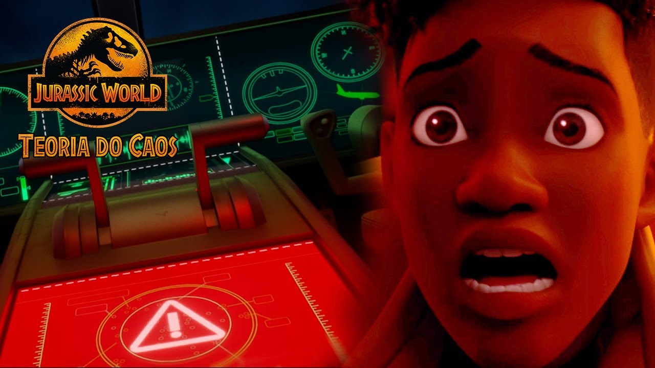 Um dinossauro nervoso e um acidente de avião? | Jurassic World:  Teoria do Caos | Netflix