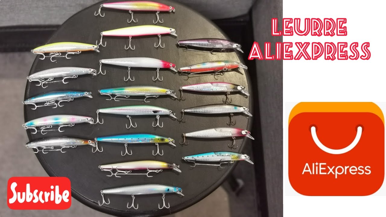 انواع الطعم الاصطناعي و فعاليته /leurre AliExpress# /الصيد بالسبينين