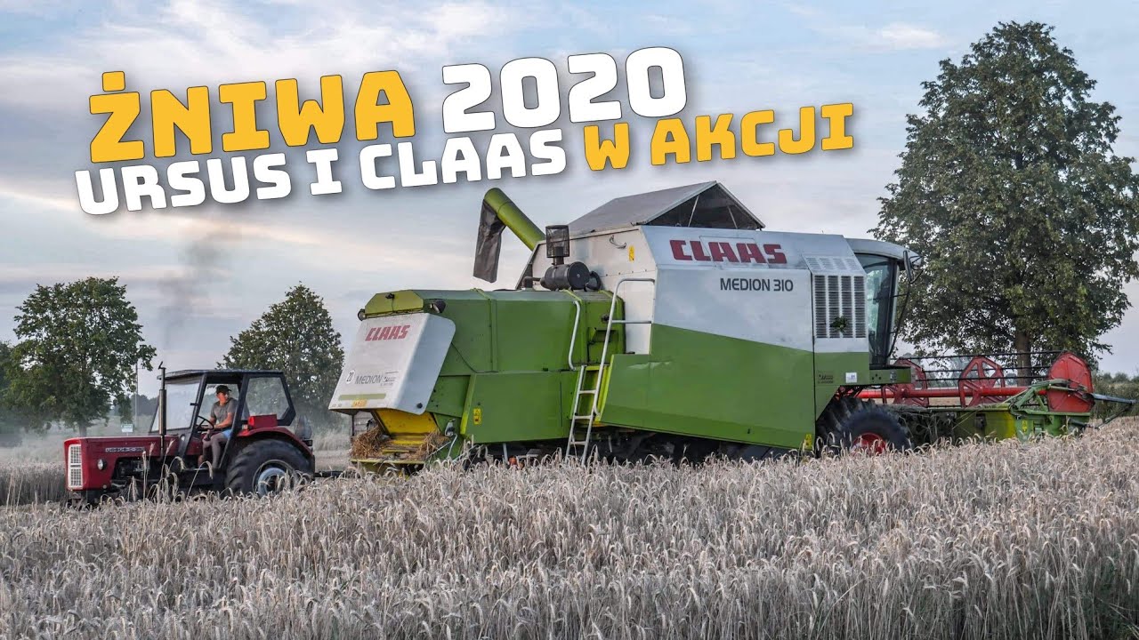 JAK KOSIĆ TO TYLKO Z CLAASĄ!☆NAJWIĘKSZE POLE WE WSI! ☆CLAAS MEDION 310☆URSUS & ZETOR☆AGRO DOBRENICE