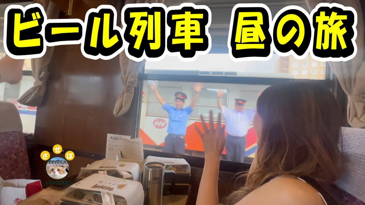 ビール列車 昼の旅がサイコーすぎる！【MR松浦鉄道】佐世保の車窓から