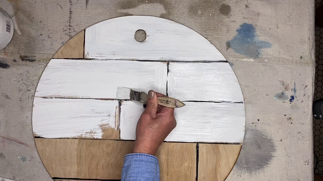 Faux Shiplap Paint Along Tutorial
