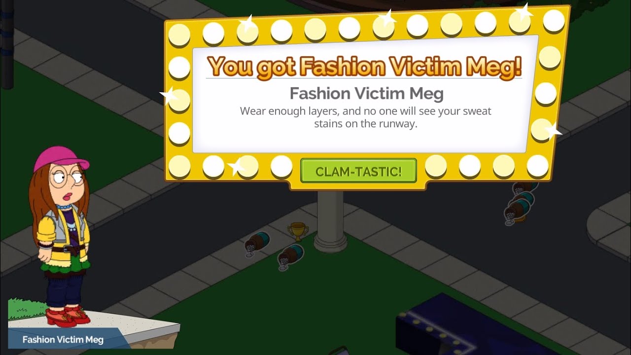 Fashion Victim Meg Unlocked - Fashion Week Event 2022 - Family Guy The Quest For Stuff Walkthrough