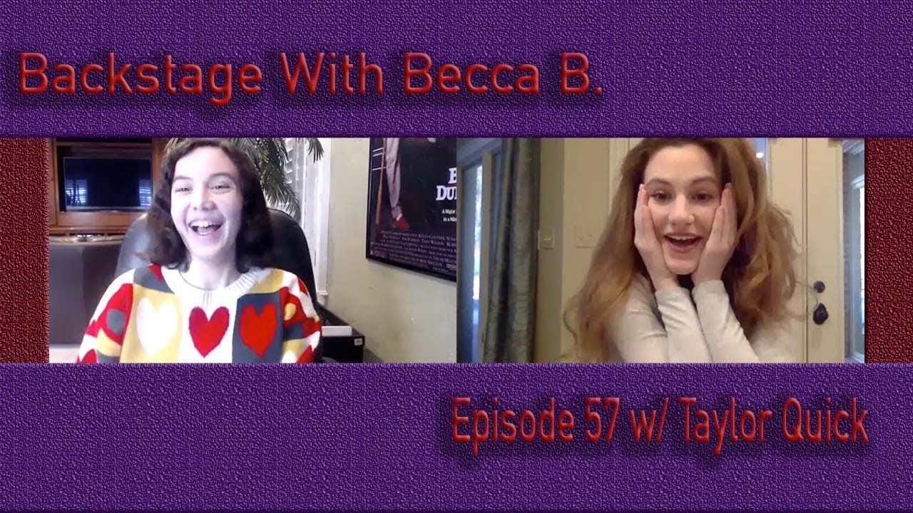 Backstage With Becca B. Ep. 57 w/ Anastasia's Taylor Quick