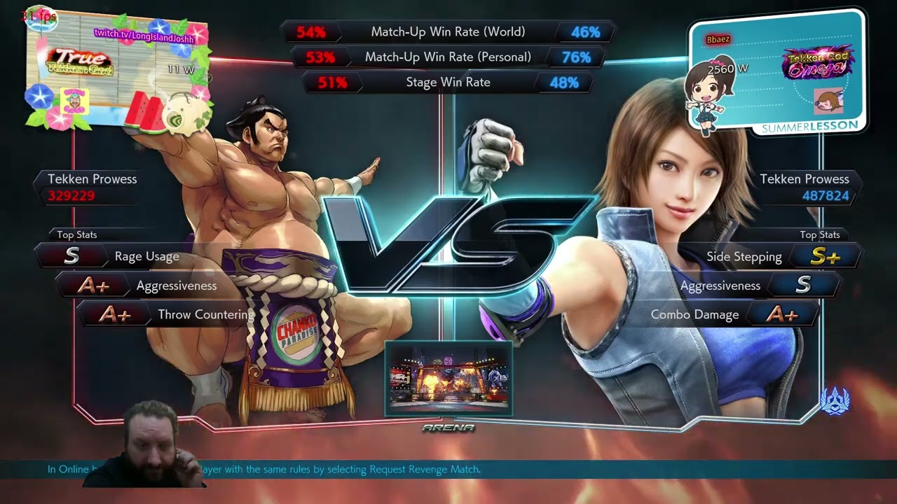 Tekken 7 - LIJosh (TTG Ganryu) vs BBaez (TGO Asuka)