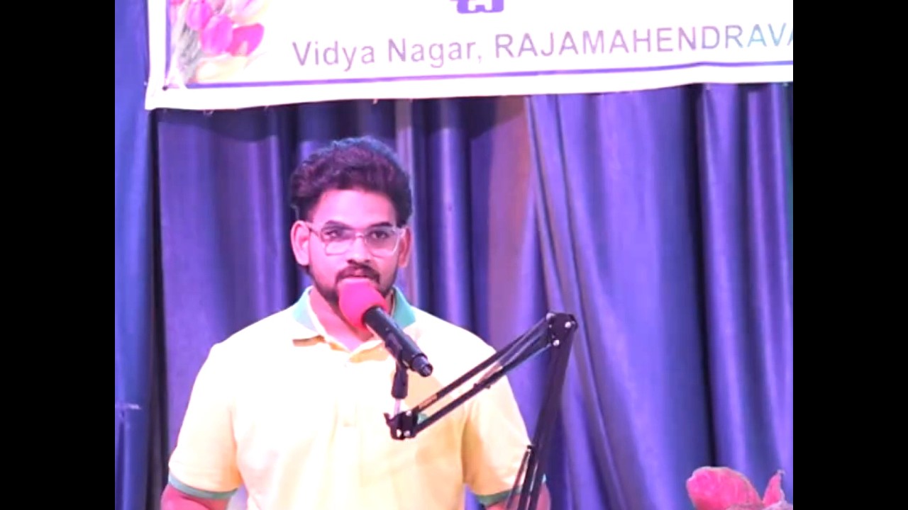 YOUTH EVENING SERVICE LIVING WITH CHRIST IN DIFFICUT SITUATIONS BY BRO CHIRU B.TECH 22FEB2026COG RJY