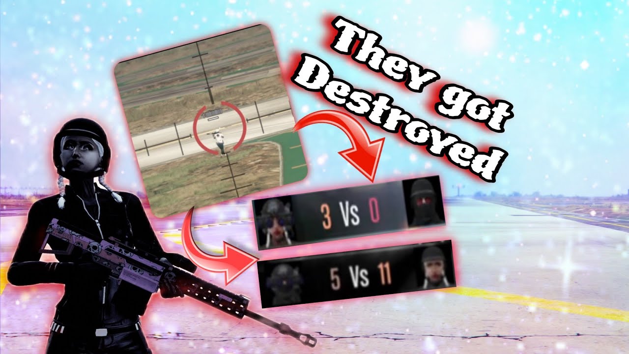 Female player Destroys these Tryhards At Airport|GTAONLINE