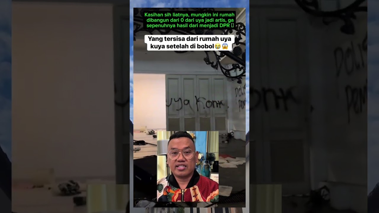 Rumah Uya Kuya juga ikut dib0b0l  #uyakuya #uyakuyatv