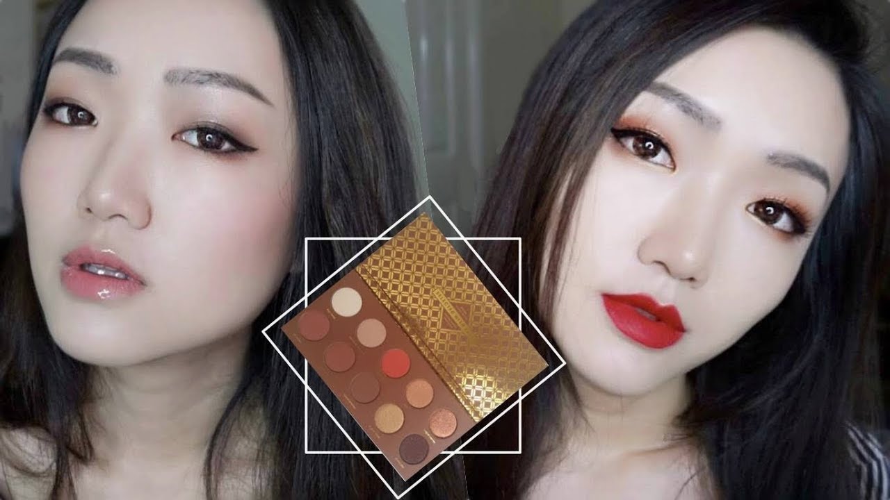 【ZOEVA 🎃  南瓜盘】心得+2种妆容分享 |  光泽感裸妆🍁 金秋枫叶妆 | CARAMEL MELANGE 眼影盘