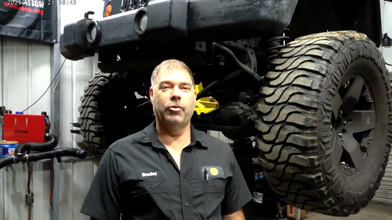 2008 jeep wrangler with bad pilot bearing