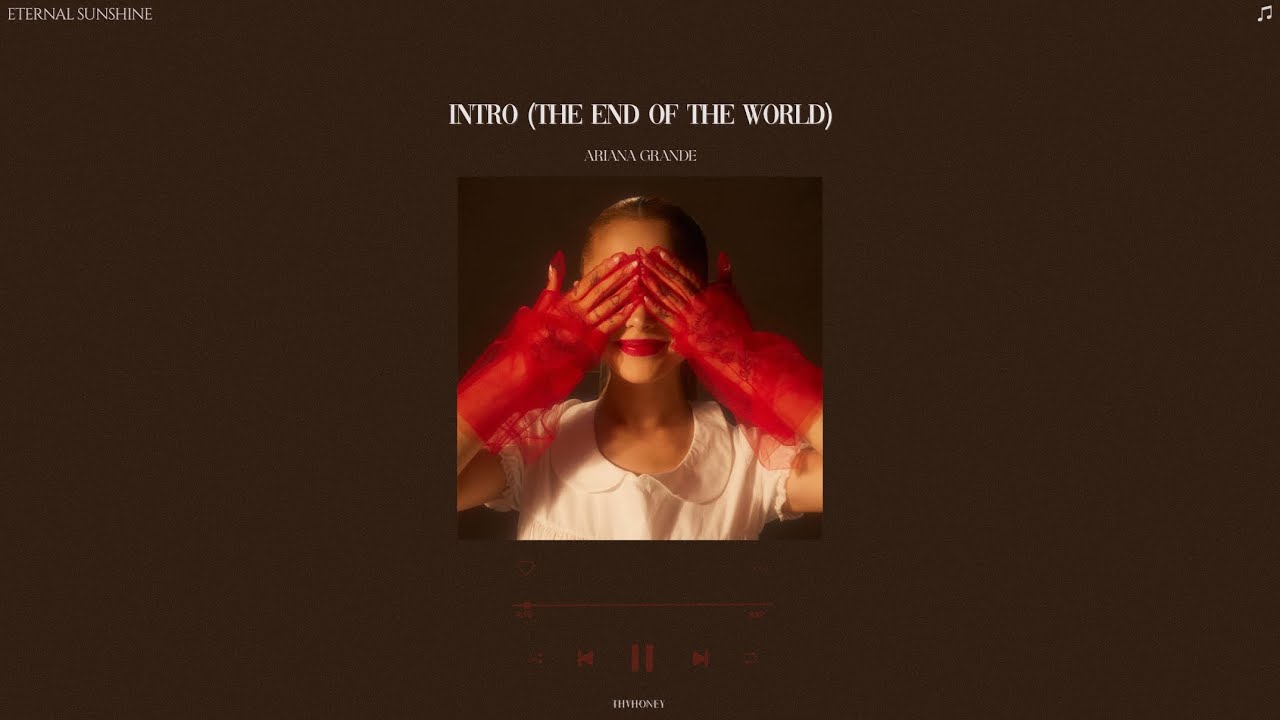 ariana grande - intro (end of the world) (sped up + reverb)