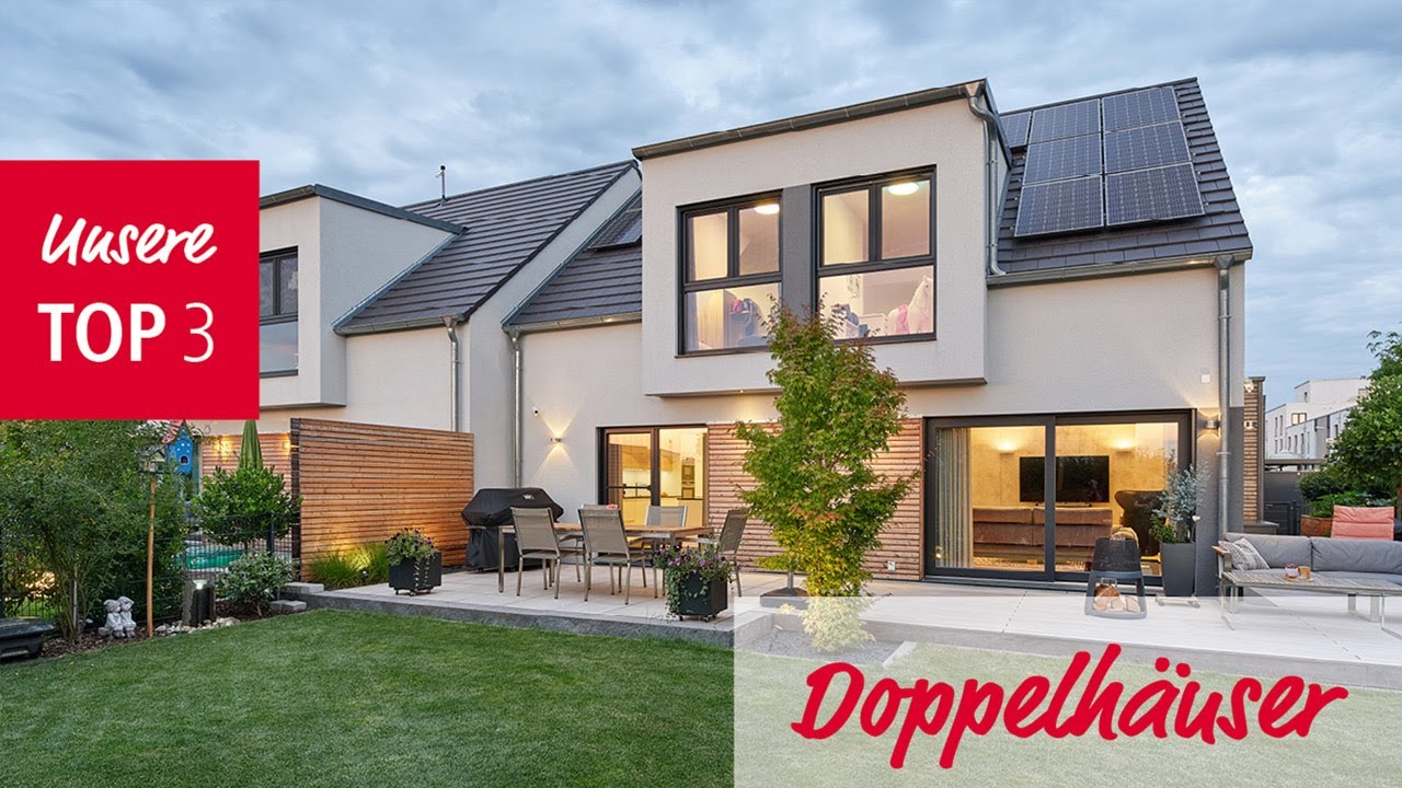Doppelhaus bauen  | Top 3 Doppelhäuser | LUXHAUS