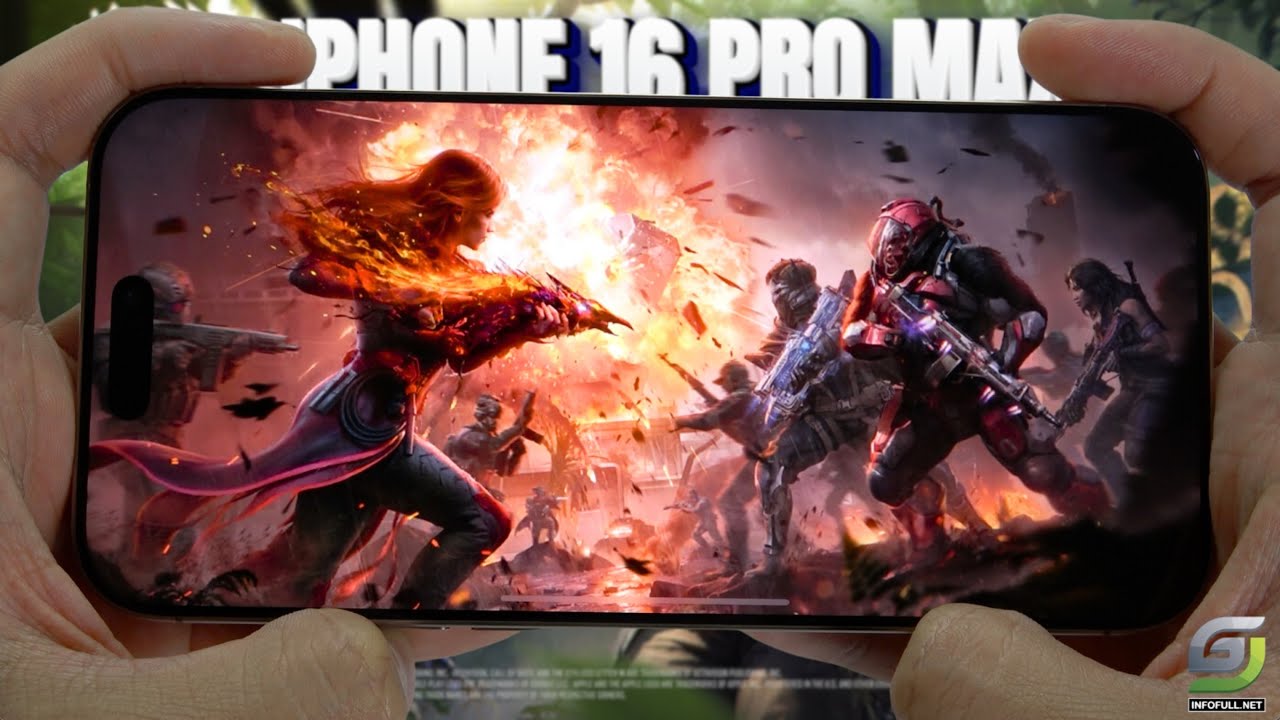 iPhone 16 Pro Max test game Call of Duty Mobile CODM | Apple A18 Pro