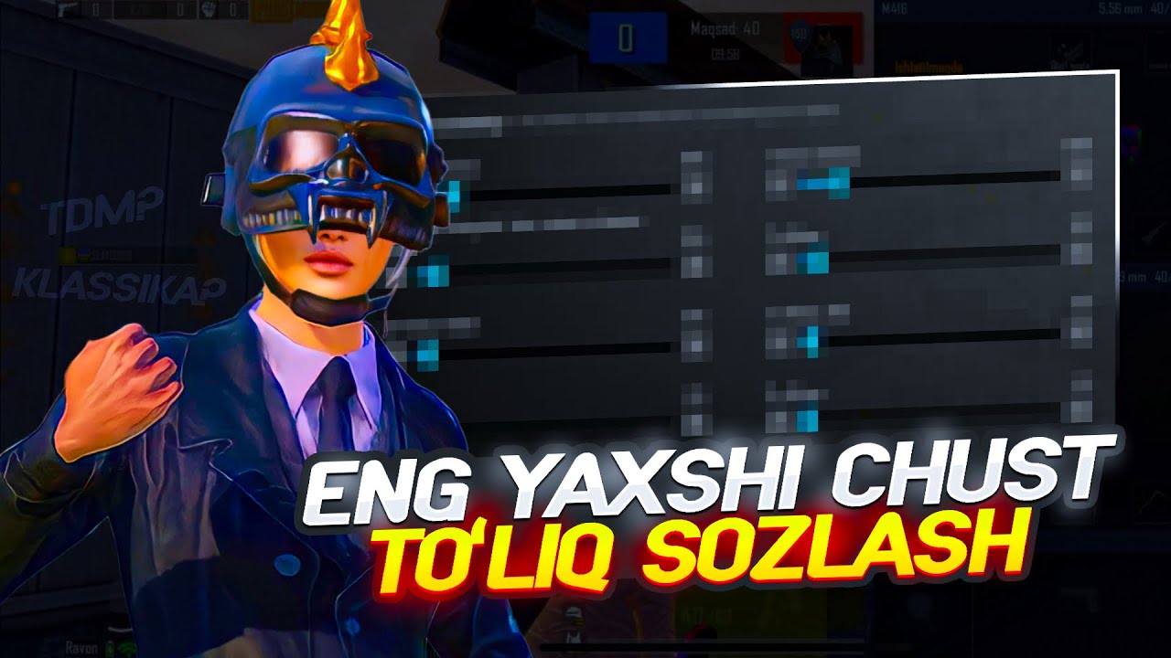 Chust Nima? PUBG Uchun Eng Yaxshi Sezuvchanlik Sozlash