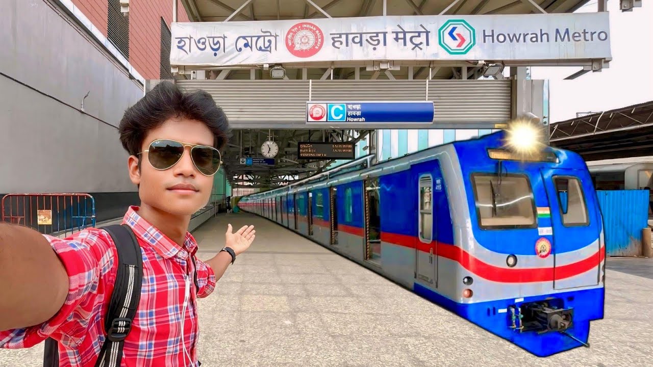 হাওড়া থেকে দমদম মেট্রো জার্নি | Howrah To Dumdum Metro Journey | Kolkata Underwater Metro Journey