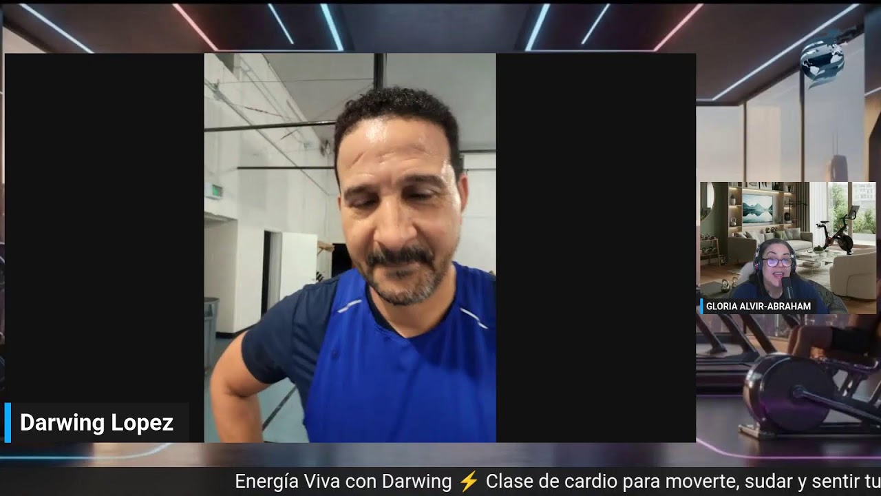 Energía Viva con Darwing ⚡ Clase de cardio para moverte, sudar y sentir tu poder en tiempo real.