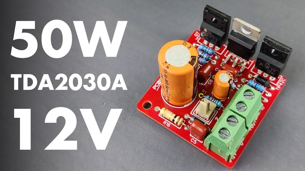 Car Amplifier!! 50W Mono TDA2030 IC, C4793 &A1837.