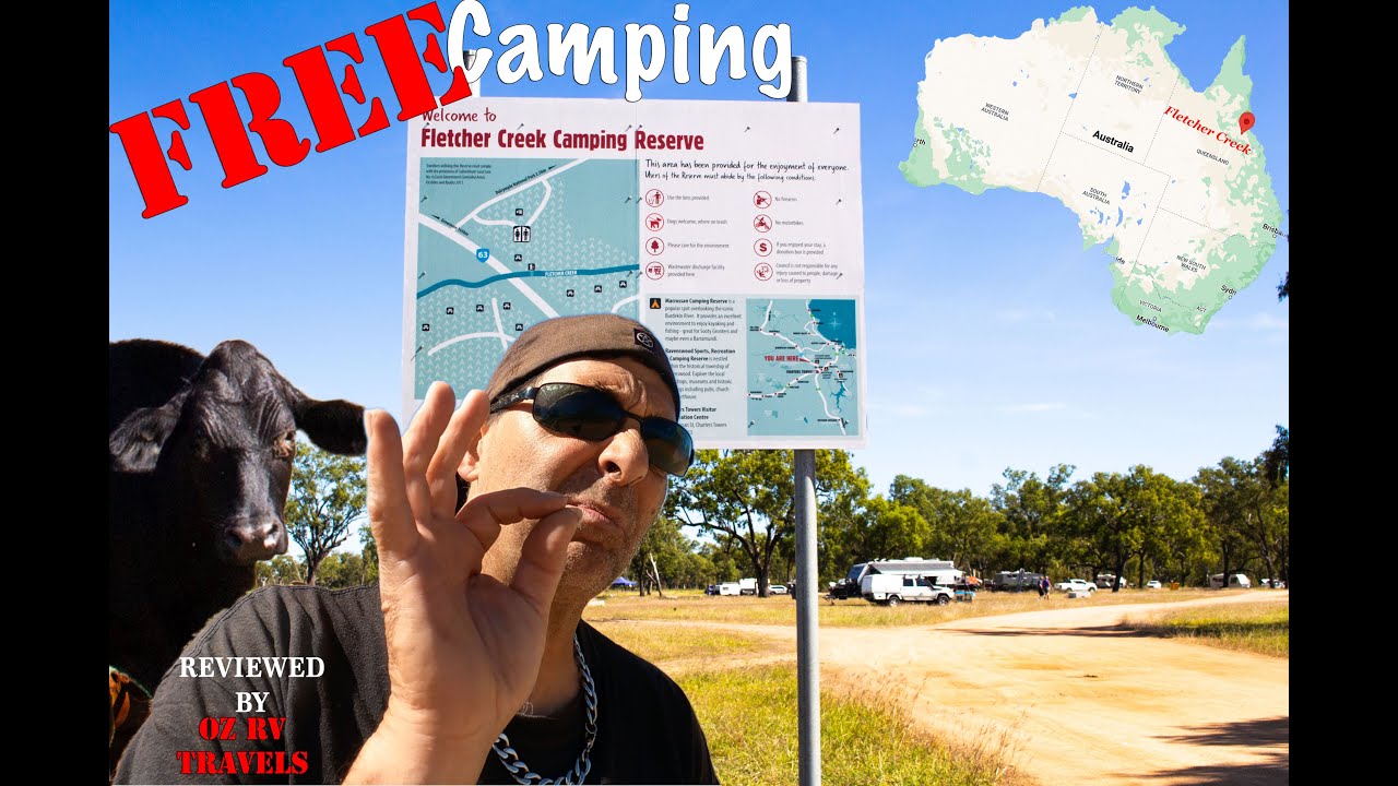 FREE CAMPING WITH THE OZ RV TRAVEL SHOW @ Fletcher Creek in Queensland