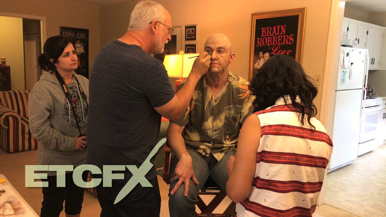 Old age progression make-up time lapse video 90+ years old