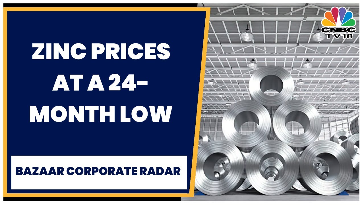 Zinc Prices Decline As Deficit Drops Significantly; Trade At A 24-Month Low | CNBC-TV18