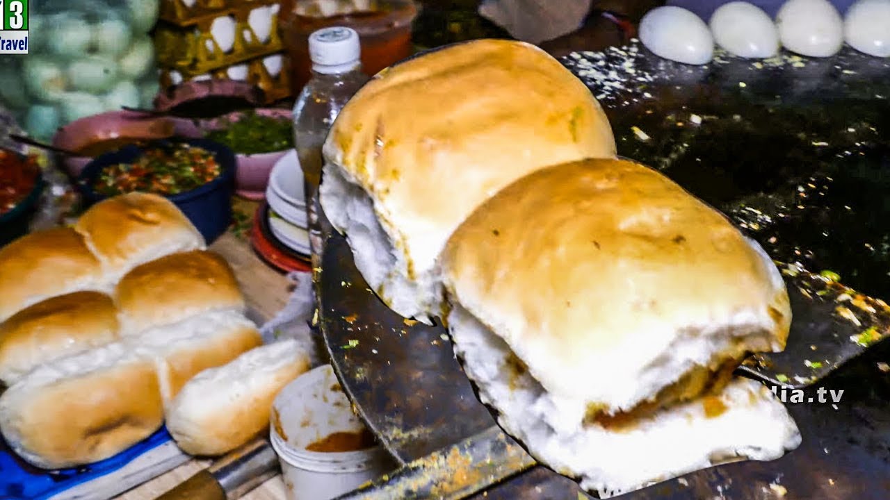 MAKING OF BOILED EGG PAV WITH MASALA | ANDA PAV | HEALTHY STREET FOOD street food