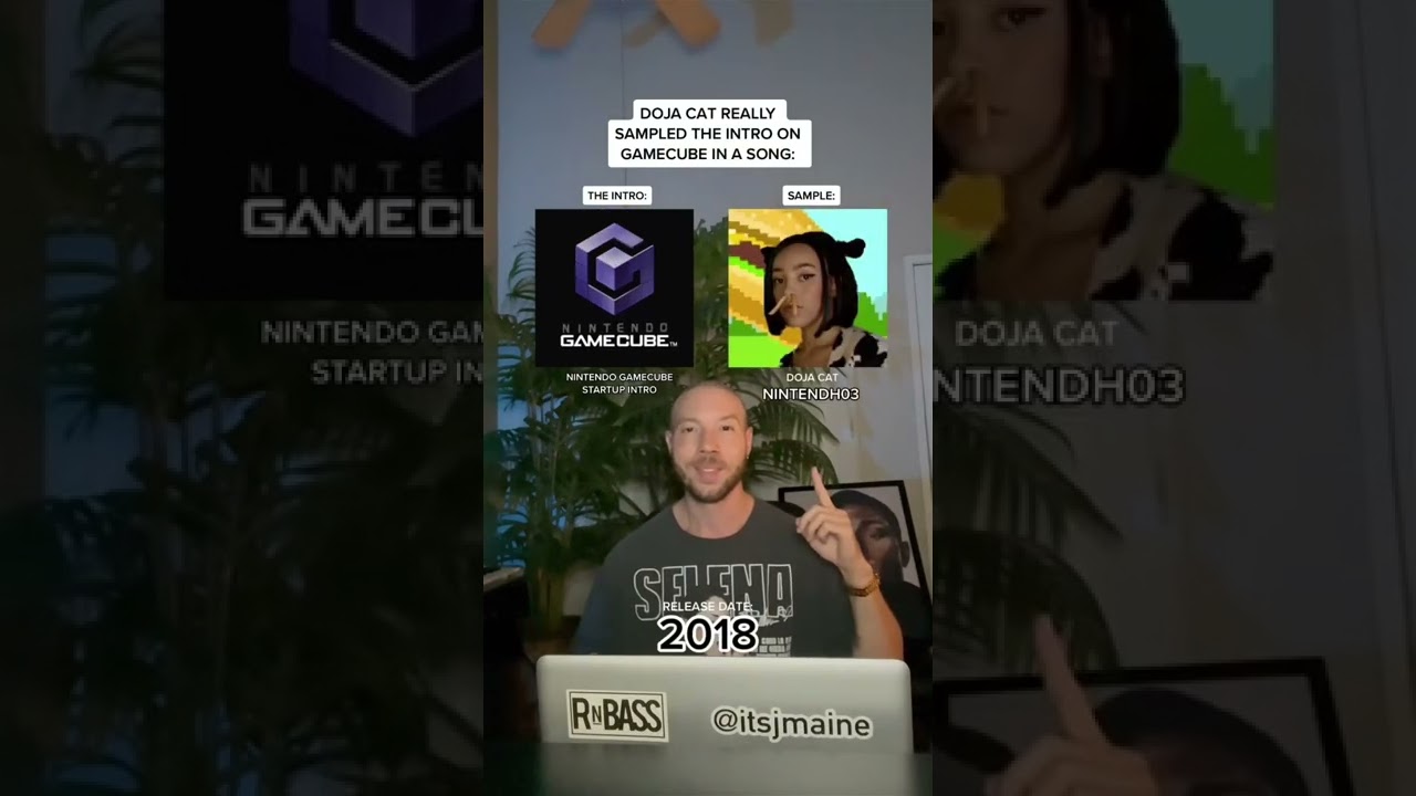 Doja Cat Really Sampled The Nintendo GameCube Intro In A Song! #shorts #dojacat #nintendo #videogame
