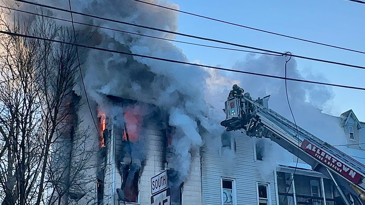 2 Homes Destroyed in 3 Alarm Fire, Allentown, Pennsylvania - 1.31.26