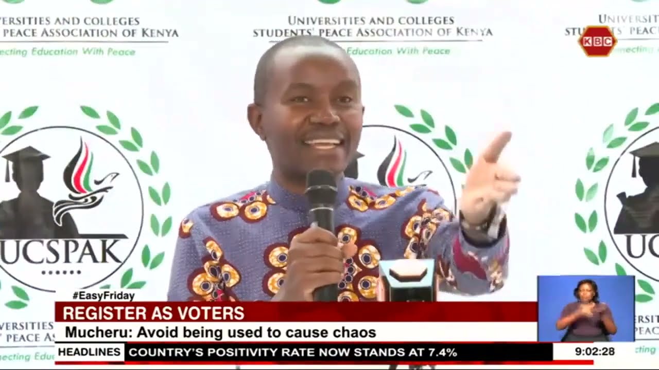 CS Mucheru challenges the youth to register as voters