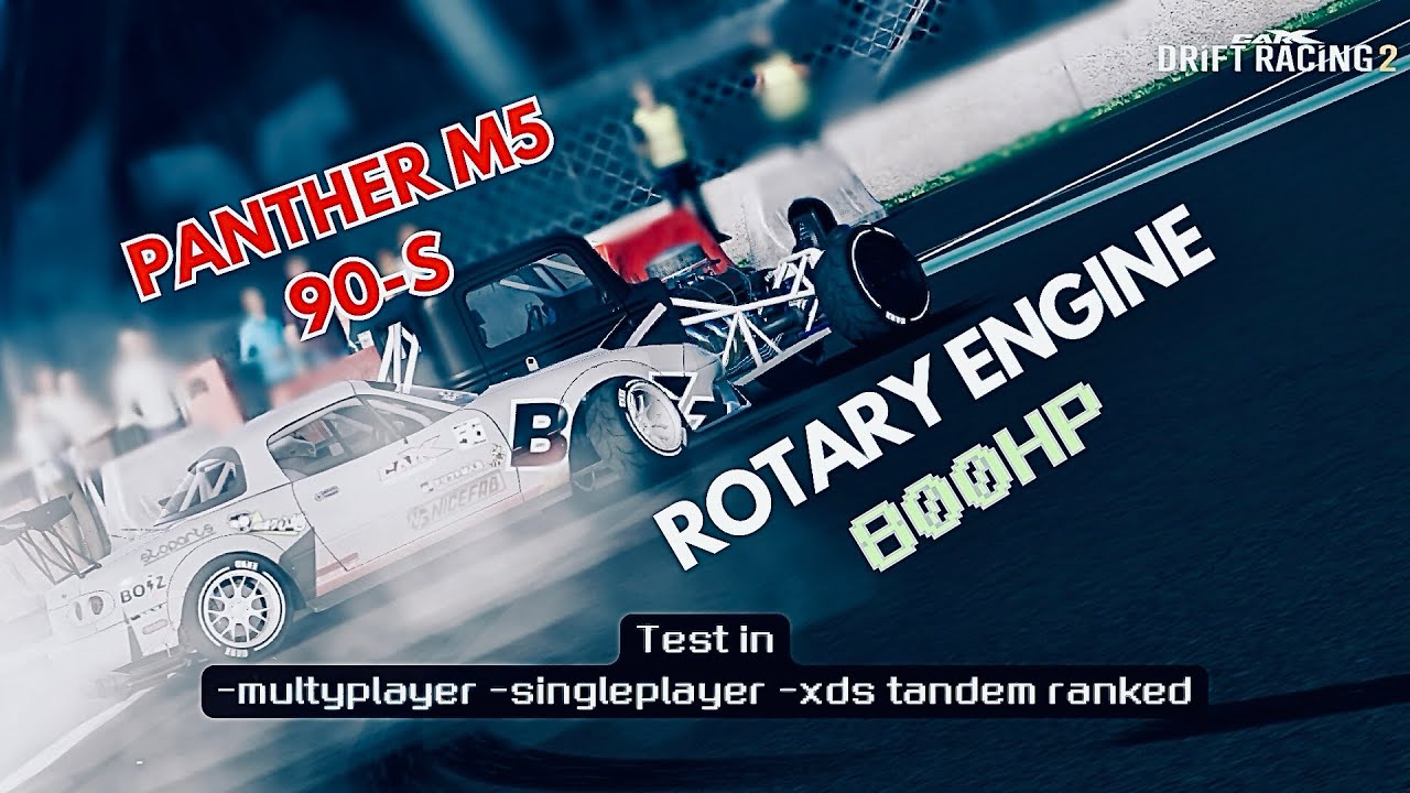 Panther m5 90s Rotary engine R4S 800hp setup - Carx drift racing 2